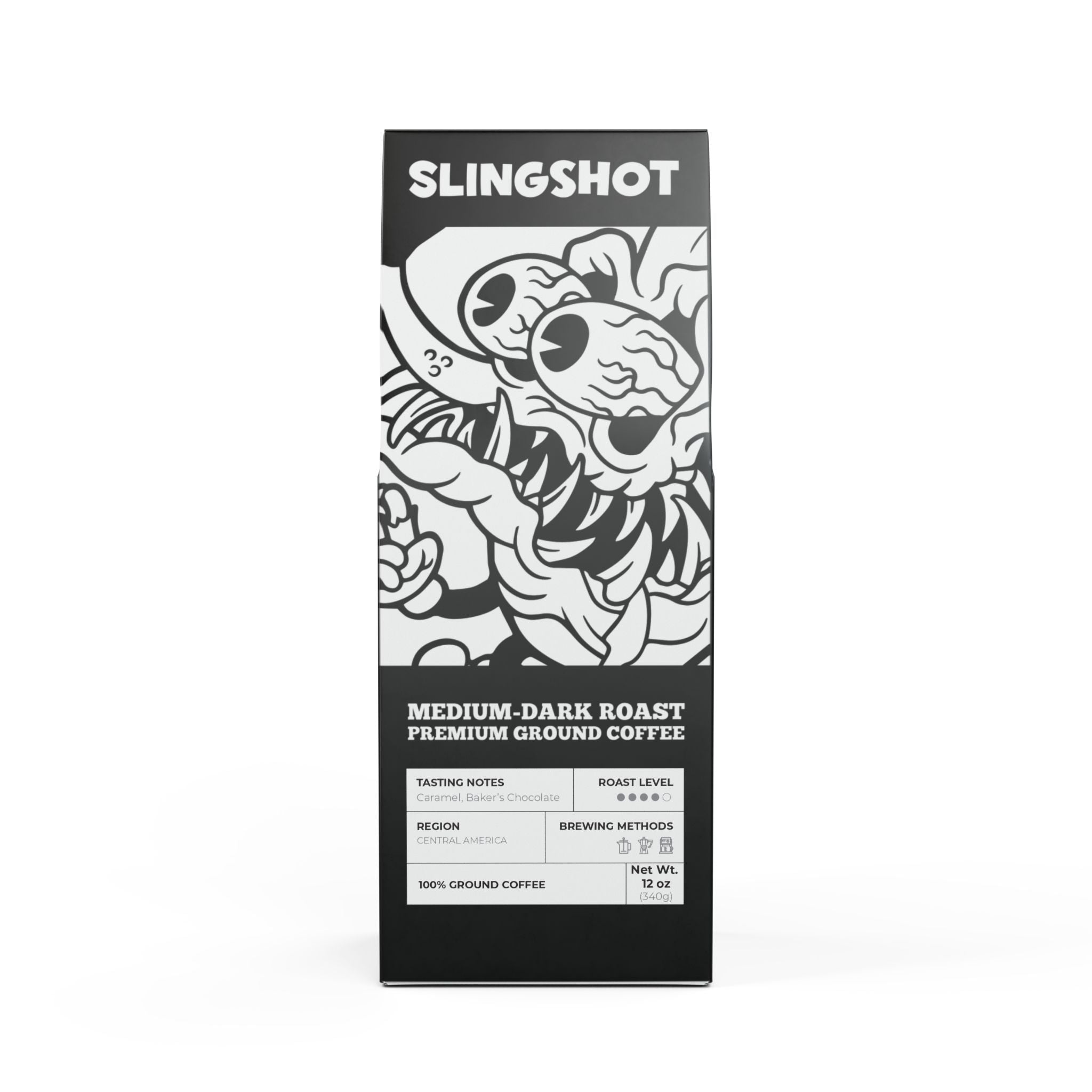 Slingshot's Flathead Valley Coffee Blend (Medium-Dark Roast)