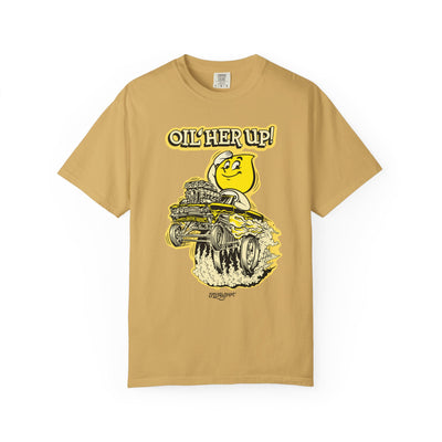 "Oil Her Up" Parody Esso Oil Drop T-Shirt