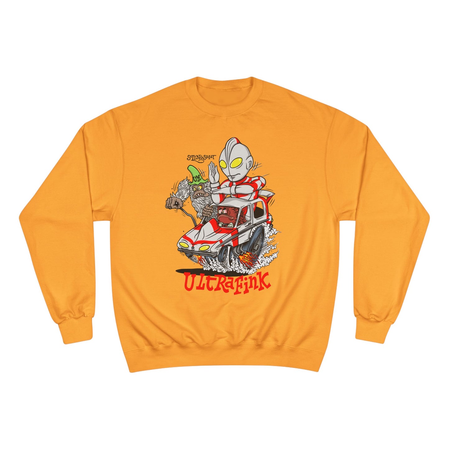 "Ultra Fink" Parody Ultraman Champion Sweatshirt