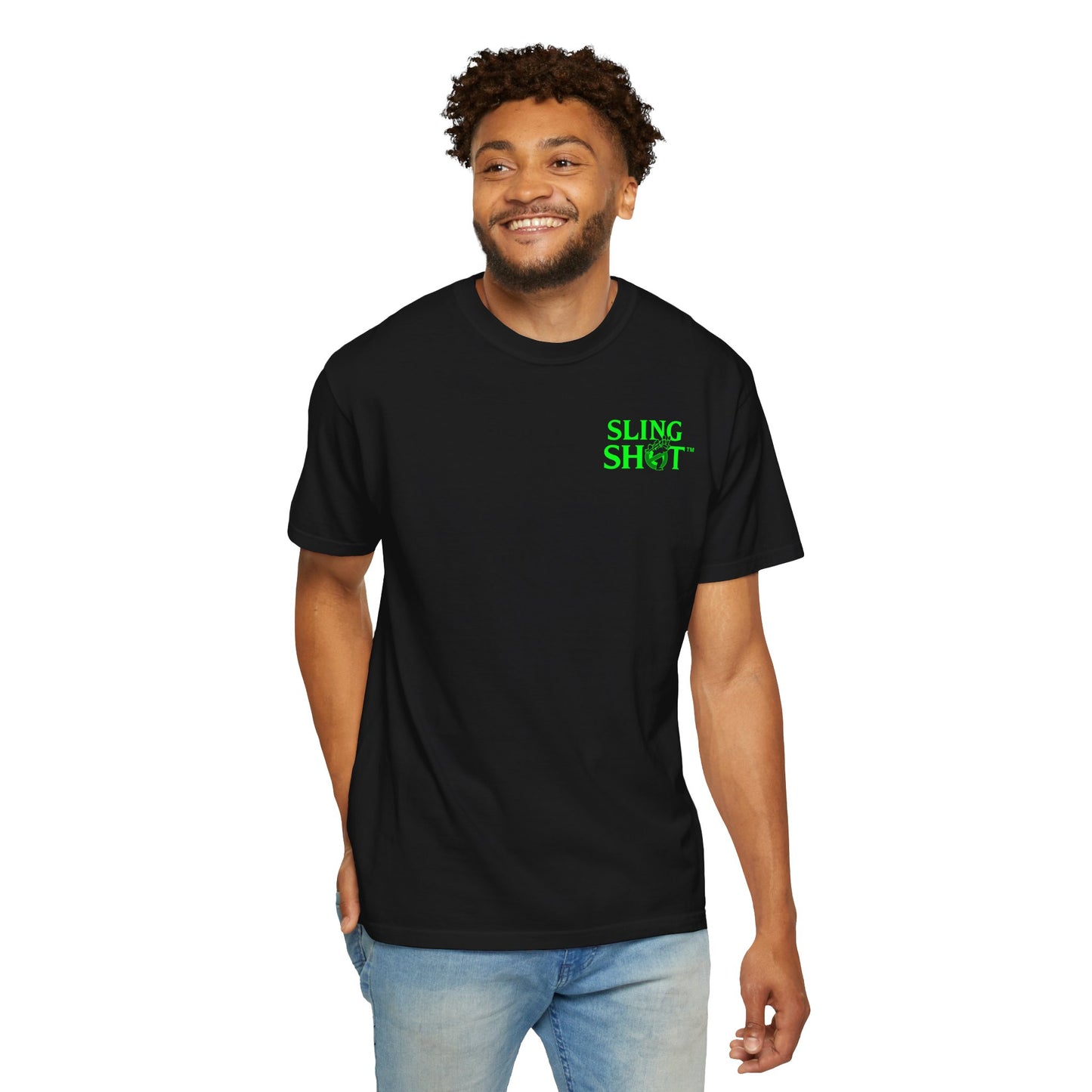 "Slime Fink" Parody Green Ghost T-Shirt- Black