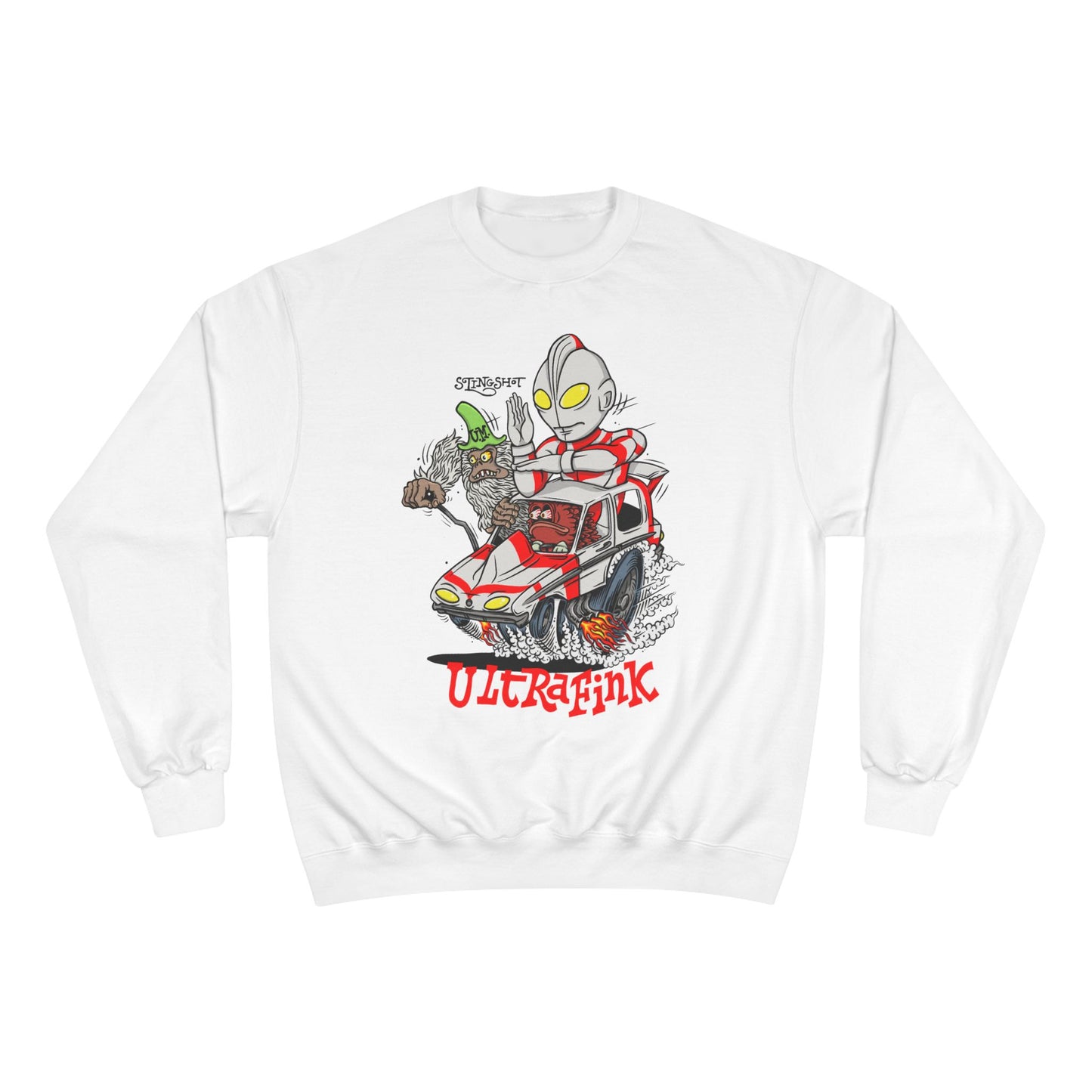 "Ultra Fink" Parody Ultraman Champion Sweatshirt
