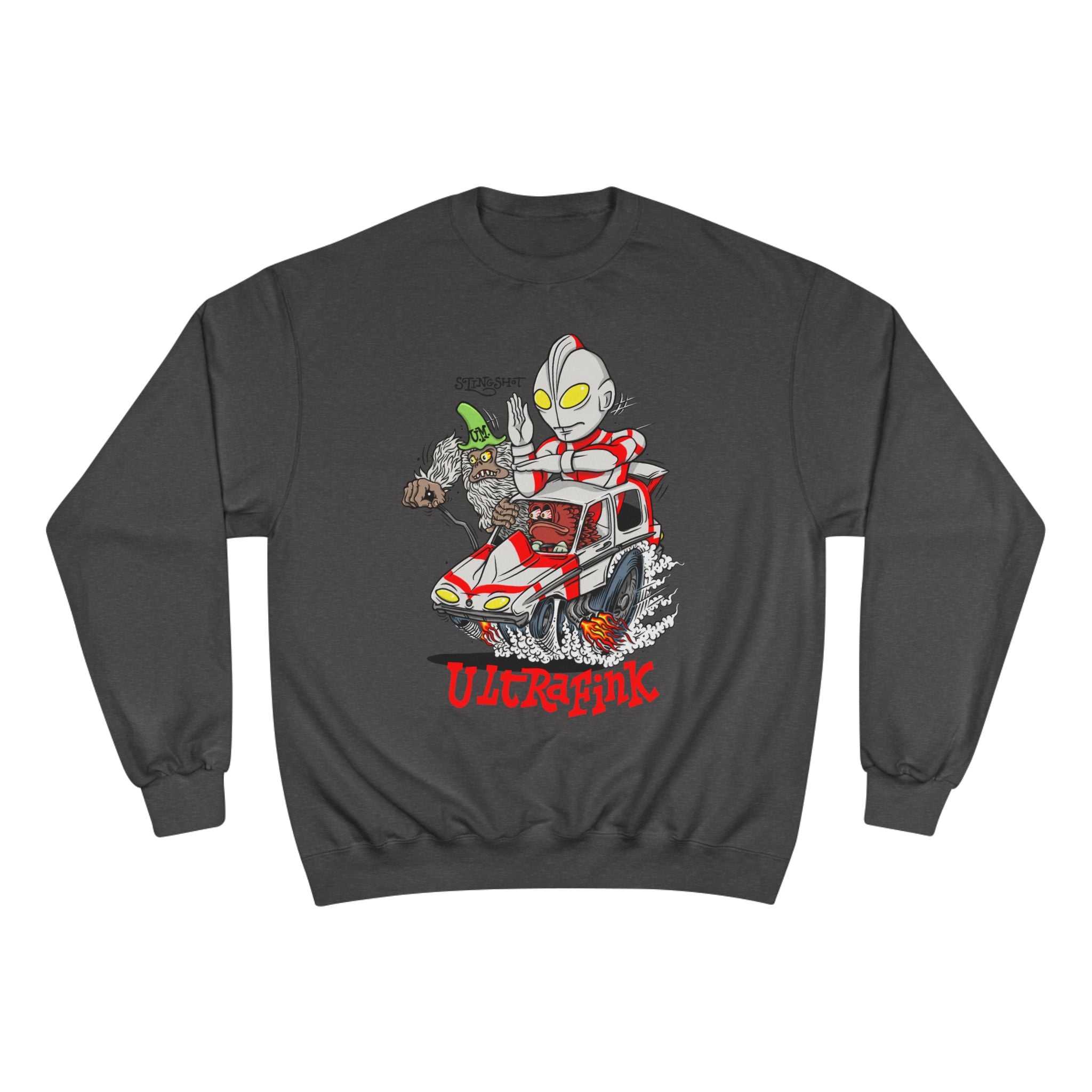"Ultra Fink" Parody Ultraman Champion Sweatshirt
