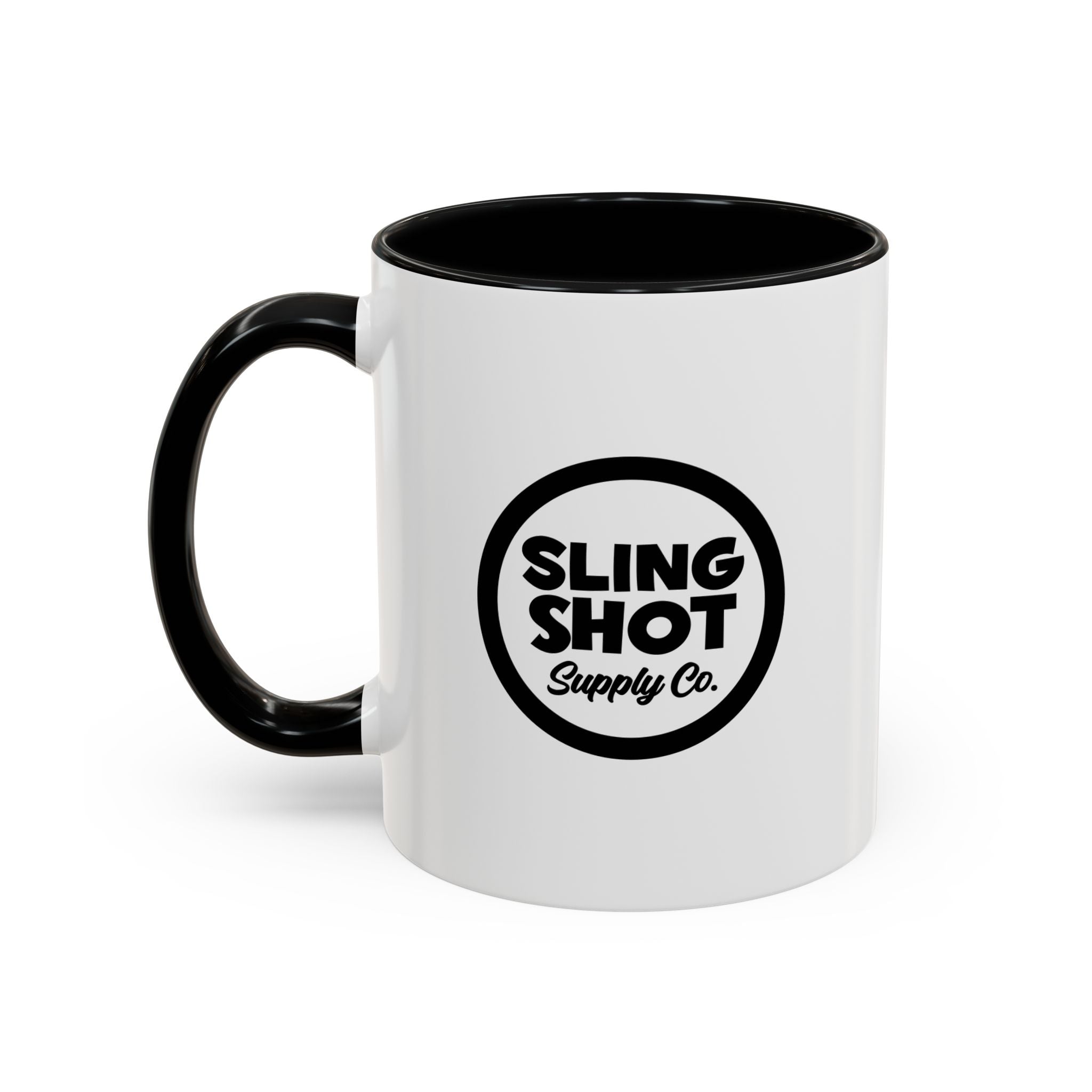 "Don't Fink Too Hard" Slingshot Logo Mug
