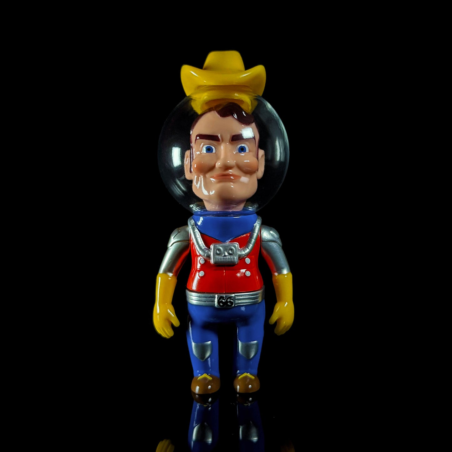 Buck Atom soft vinyl mascot toy