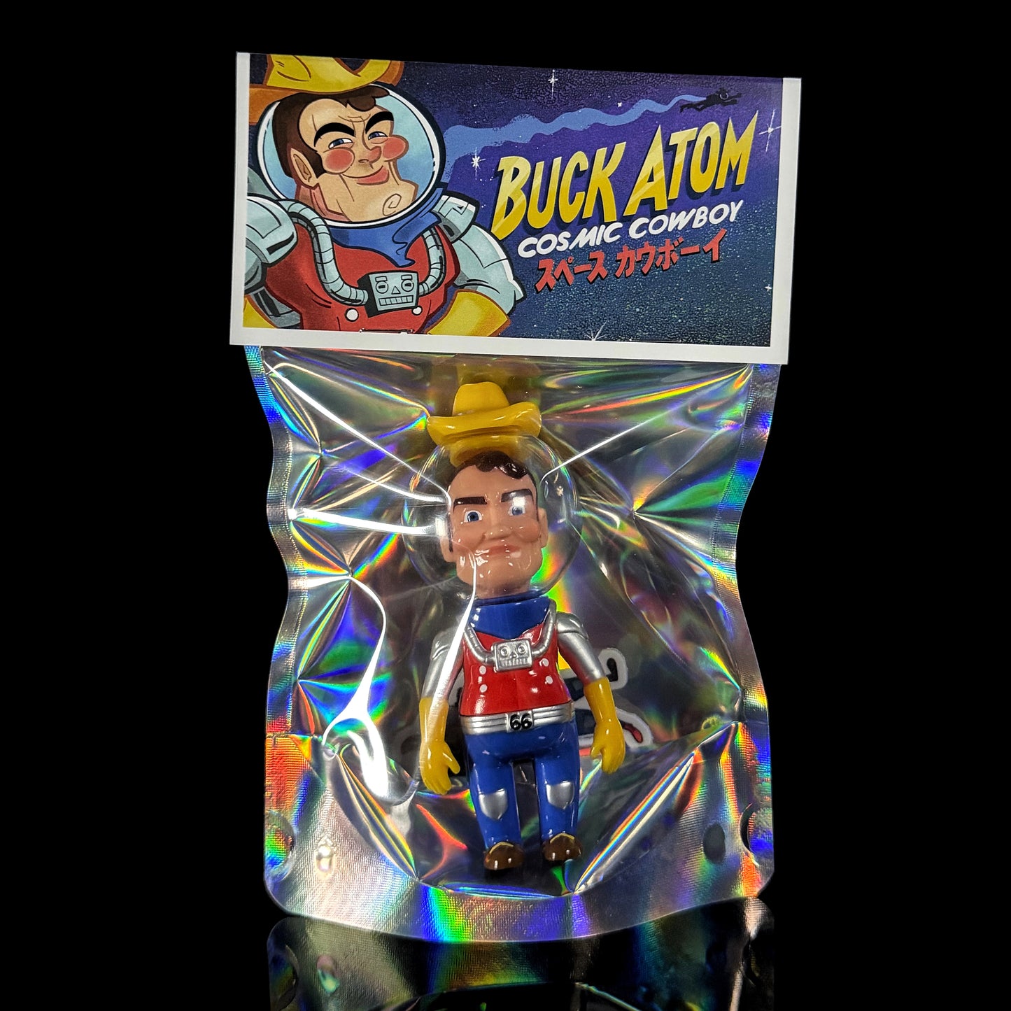 Buck Atom soft vinyl mascot toy